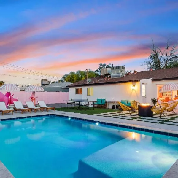 House w heated pool & games, hotel a Scottsdale