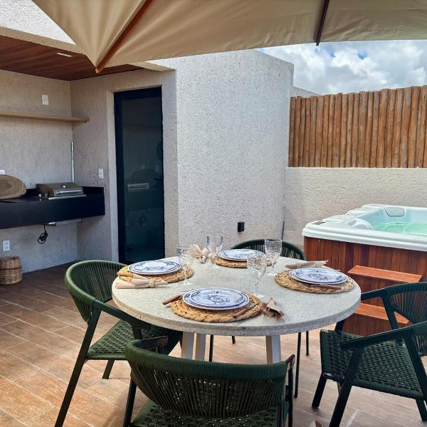 Beira mar com Jacuzzi Casa Bartô Tatuamunha Rota Milagres - Foto 5