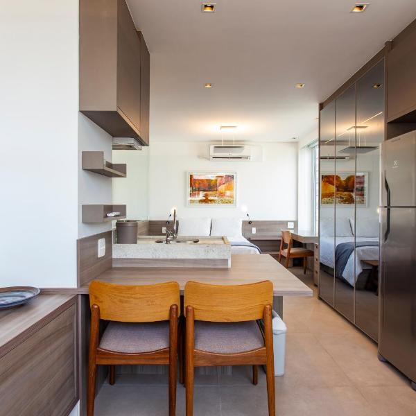 BHaus Faria Lima Vila Olímpia - VN Ferreira Lobo - Grand Studio Deluxe com Vista Incrível - Academia - Piscina - Lavanderia - Coworking - Vaga de Garagem - fl5 - Foto 5