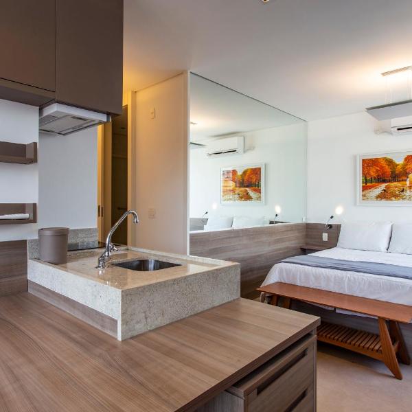 BHaus Faria Lima Vila Olímpia - VN Ferreira Lobo - Grand Studio Deluxe com Vista Incrível - Academia - Piscina - Lavanderia - Coworking - Vaga de Garagem - fl5 - Foto 2