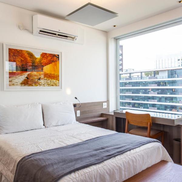 BHaus Faria Lima Vila Olímpia - VN Ferreira Lobo - Grand Studio Deluxe com Vista Incrível - Academia - Piscina - Lavanderia - Coworking - Vaga de Garagem - fl5
