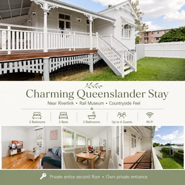 3BR Queenslander Retreat at Ipswich Riverlink, hotel di Ipswich