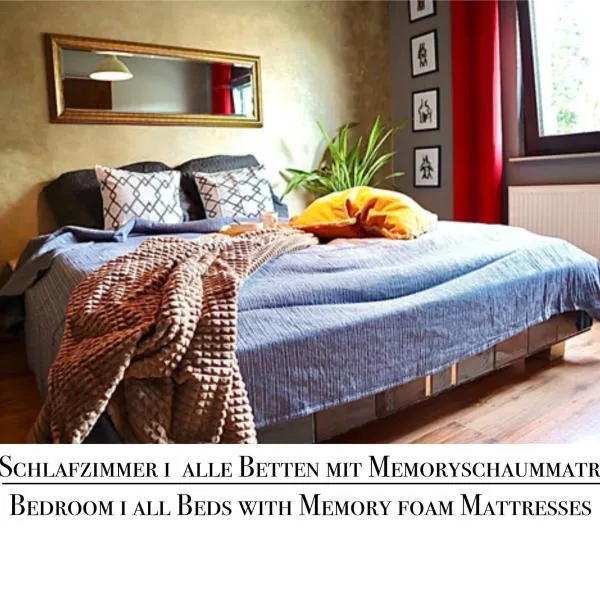 Natur-Ferien-Haus Klein Rosenburg 120qm, Kamin, 100Mbit WLAN, eingezäunter Garten、Groß Rosenburgのホテル