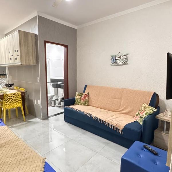 Apartamento Recanto do Sossego com Piscina à 200m da Praia