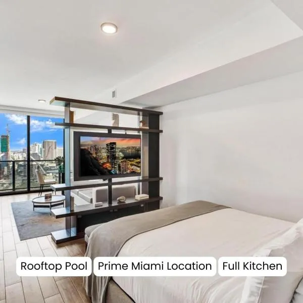Luxury Miami Studio 27th Floor: Miami'de bir otel