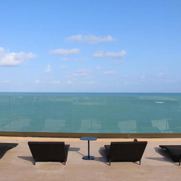 High Standard Studio Side Sea View Pajuçara New Time 1104