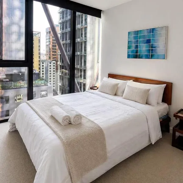 Melbourne CBD 2BR 2BA, Pool, Gym, Game room access, hotel i Melbourne