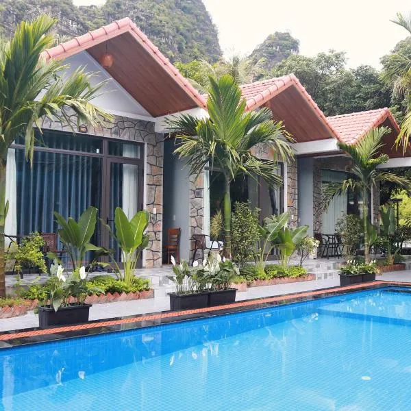 Trang An Riverbank Homestay, hotell i Nguyên Ngoại