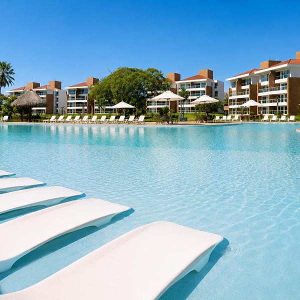 2 quartos mobiliado no Catu Lake Resort