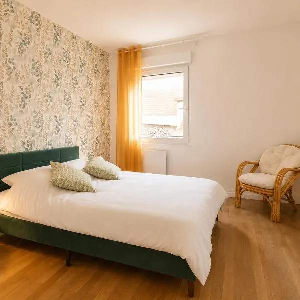 Gîte cosy Vertus avec terrasse privé proche maisons de Champagne Epernay Reims, hotell i Vertus