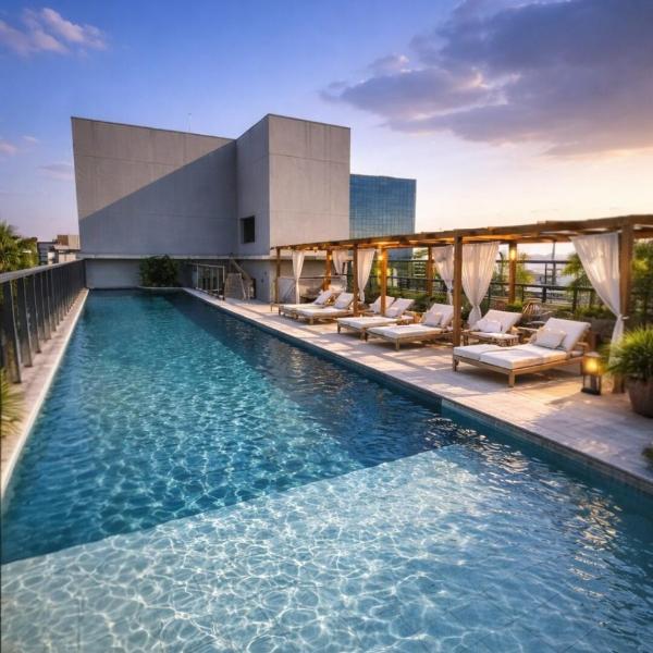 Amazing Studio NIK Paulista x R Augusta Novo Moderno Completo Rooftop Pool Academia Cowork - Foto 4