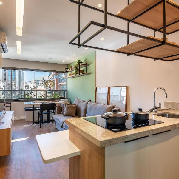 BHaus Itaim DSG | Apartamento 1 Quarto 44m2 Deluxe | 10o andar com Linda Vista | Vaga de Garagem | Piscina no Rooftop | Academia | Coworking | Minimercado | Recepção 24h | Próximo ao Parque Ibirapuera | dsg4 - Foto 5