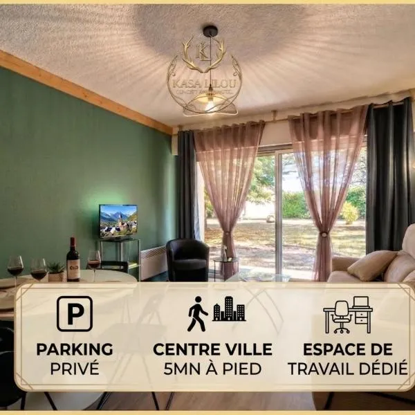 생라리술랑에 위치한 호텔 Le Pré Carré - Idéal Couple - Détente et Therme à proximité - Terrasse - Calme - Randonnée & Cyclisme - Nature - Esprit Appart'hotel - OFFRE SPÉCIALE PRINTEMPS