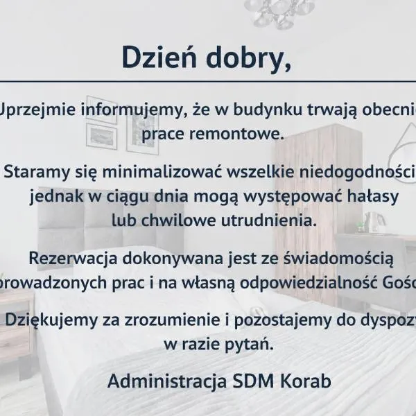 Studencki Dom Marynarza Korab, Hotel in Stettin