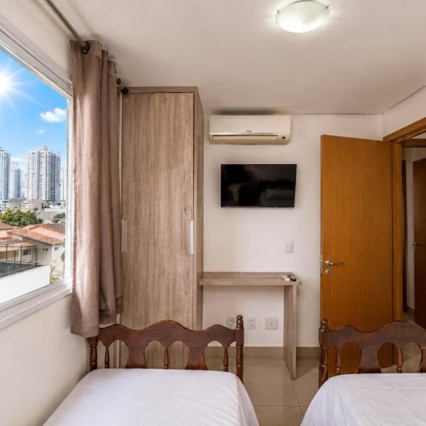 Apto premium 2Q no The Expression | Setor Bueno c/ piscina, Wi-Fi e garagem - Foto 2