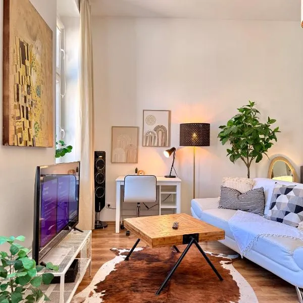 CITY&MORE-13 Bezauberndes Apartment mit Altbauflair!，維也納的飯店