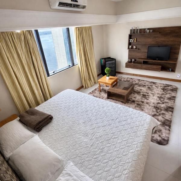 Flat no Tropical hotel Piscina com Borda Infinita