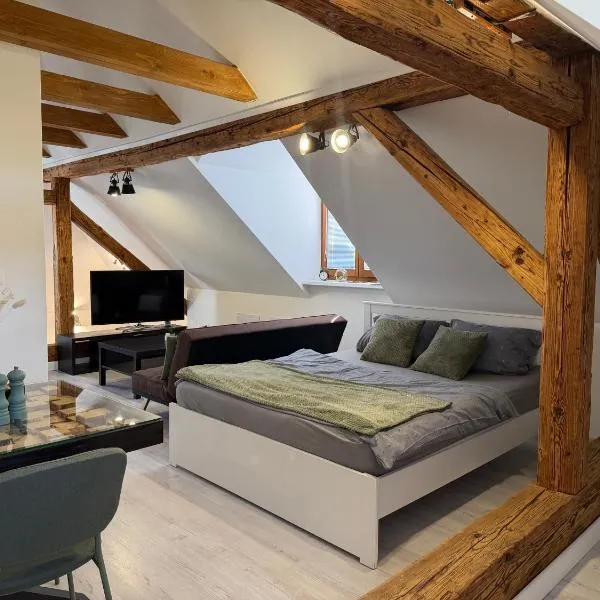 Stay in Bojnice - Charming Wooden Apartment for 4, khách sạn ở Prievidza
