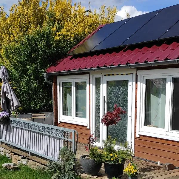 Ferienhaus Tinylausitz mit Kamin und Sauna, hotel em Steina