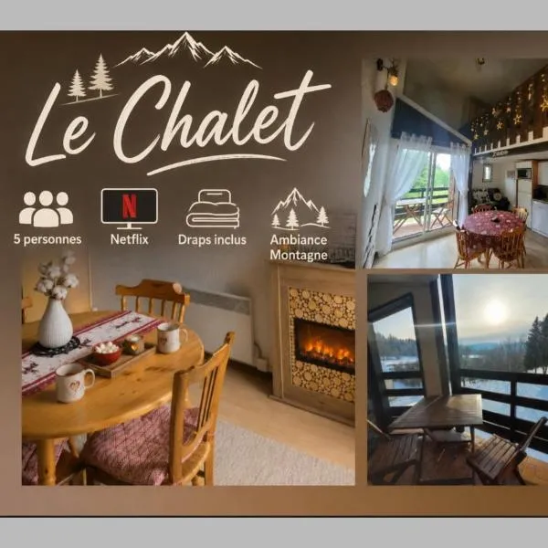 LE CHALET, Superbe Duplex avec Balcon aux Rousses, Netflix, WI-FI, Parking Gratuit et Draps inclus, hotel i Les Rousses