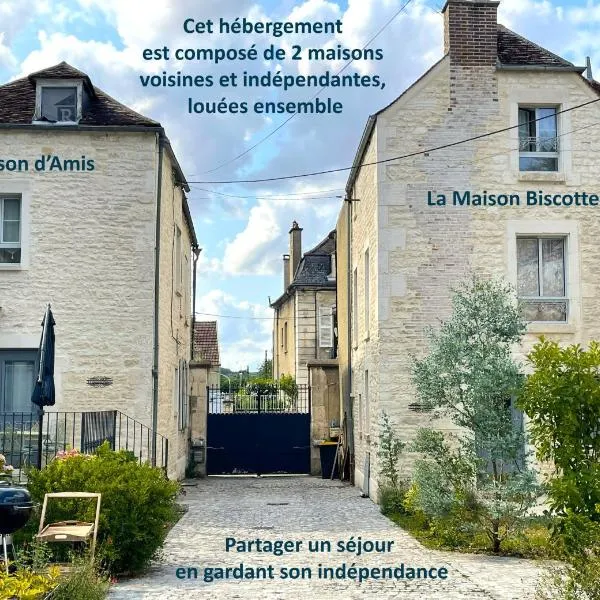 Le Clos de l'Armançon - Maisons de charme au bord de la rivière - Classé 4 étoiles, hotel in Tonnerre