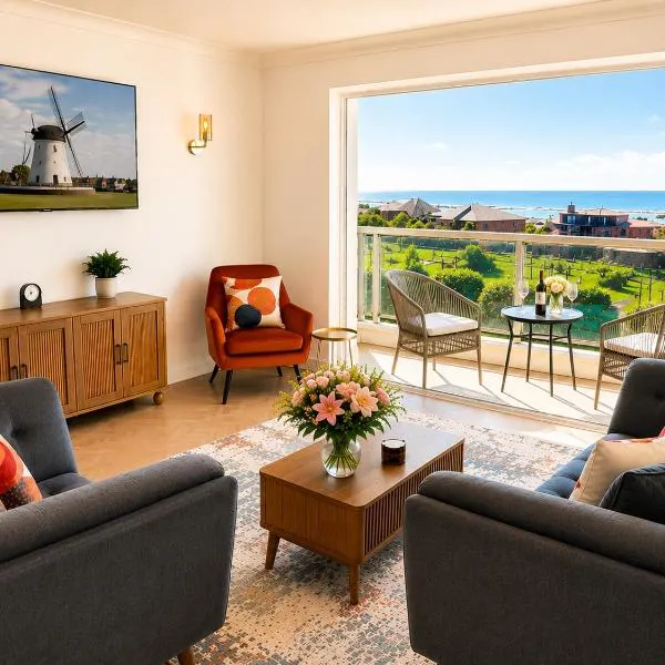 Lytham St Annes में, होटल Great Modern Sea View Apartment on the Promenade