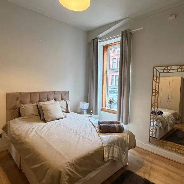 Cosy in Queens Park - 1 bedroom apartment, hotel u gradu Glazgov