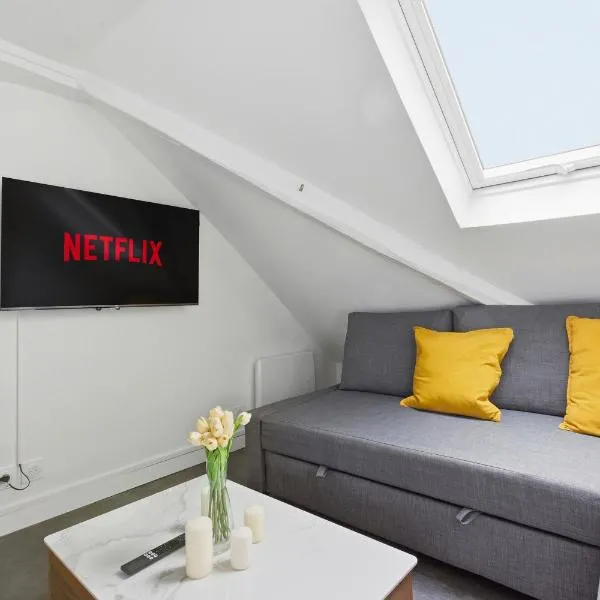 Viesnīca Paris Mezzanine Studio with Netflix - Le Marais Parīzē