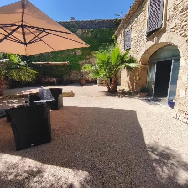 Maison d'hôte Mas de Castille entre Uzès et le pont du Gard, hotel en Argilliers