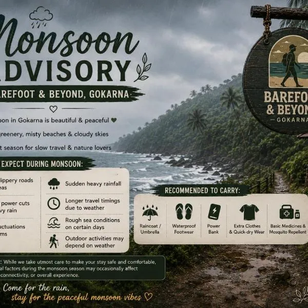 Barefoot and Beyond - Crafted with Kenchas, Hotel in Gokarna
