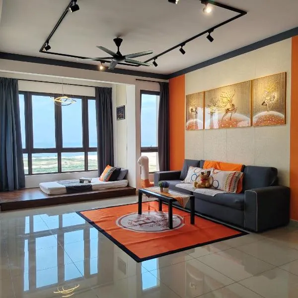 Bali Melaka Seaview Waterland HermesAlley Concept，馬六甲的飯店