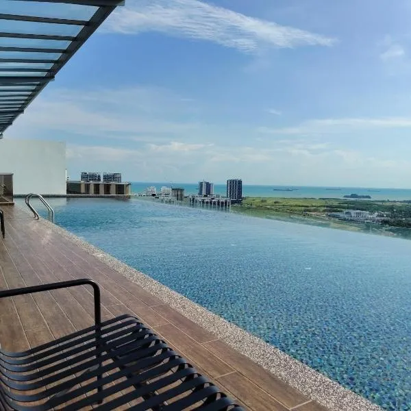Malacca Infinity Pool level 36 2-6 pax 5minJonker, hotel a Malaca