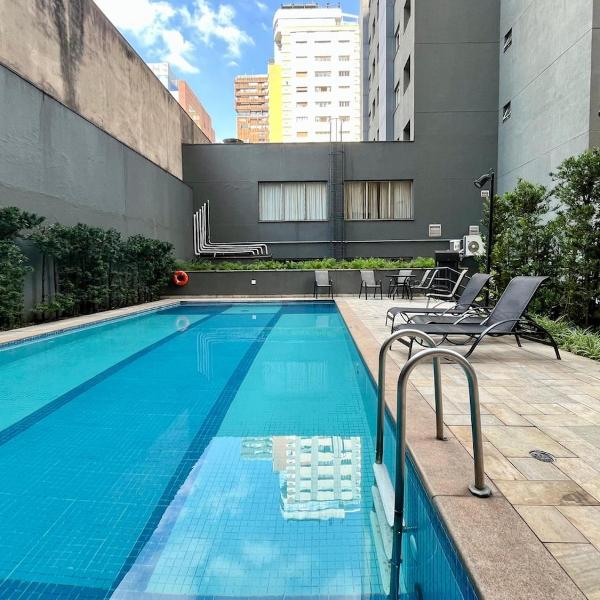 Flat Jardins - Arrumação diária, vaga, 1 minuto da Paulista - Foto 4