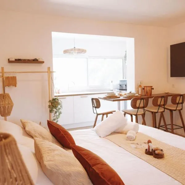 Appartement Suite Ananda, Spa Balnéo, Clim, piscine, vue lac, parking gratuit, cuisine tout équipée, wifi, refait à neuf tout confort, idéal pour une escapade détente, hotel di Arles