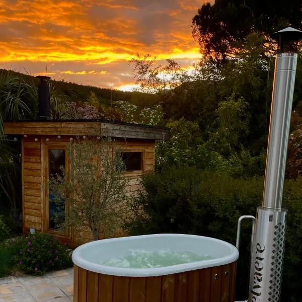 Logement classé 4 étoiles avec JACUZZI SAUNA et vue sur le Canigou, hotel em Fuilla