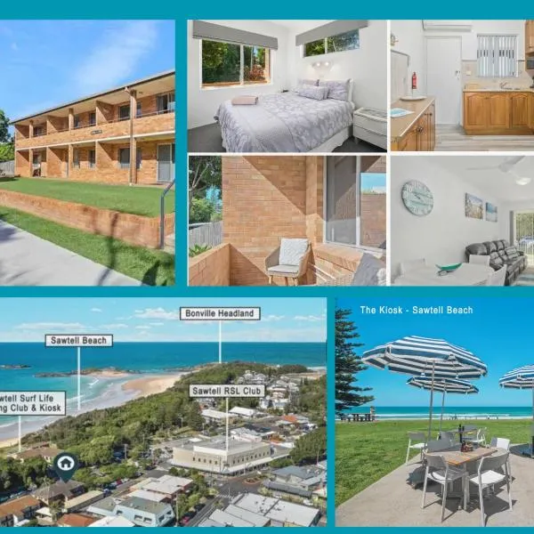 Viesnīca Sand and Sea 1 - Opposite Sawtell's Main Beach & Steps to Cafes, Restaurants & Boutiques! pilsētā Sotela