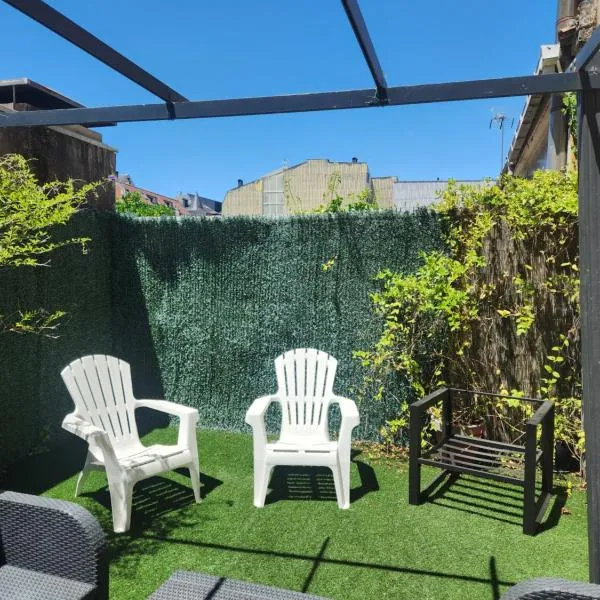 apartment garden, Hotel in Caldas de Reis