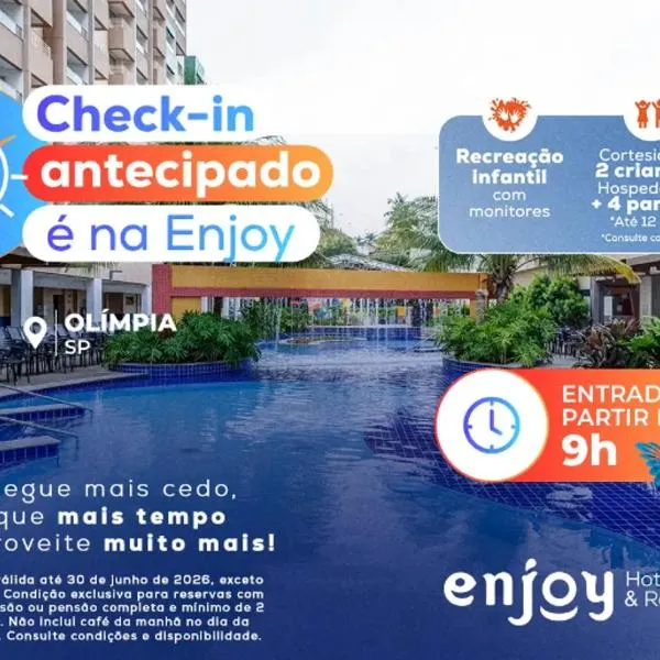 Enjoy Solar das Águas Park Resort, hôtel à Olímpia