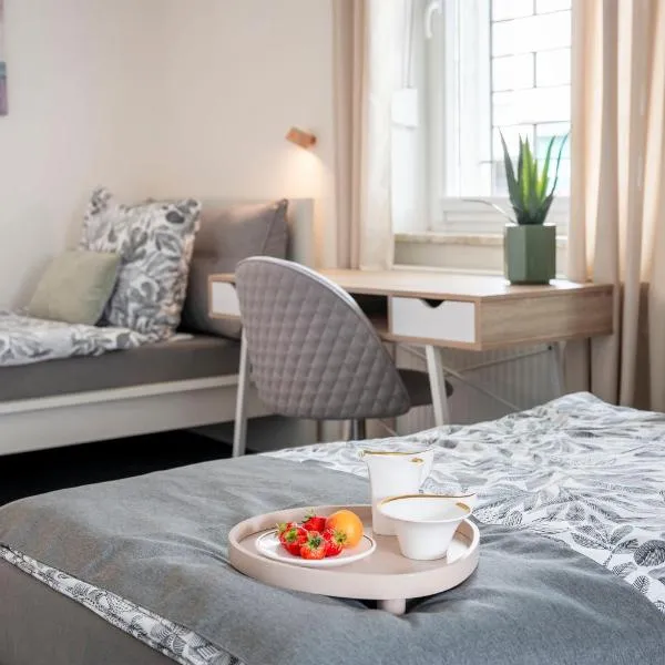 Jans 4 Personen Apartment Herten NRW Veltins Arena Küche P WLAN mit Code, hotel em Herten