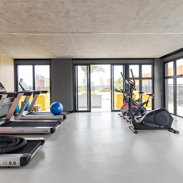 Apartamento 404 - Cena Living · Studio Completo p/ 4 | A/C, Academia e Coworking - Foto 5