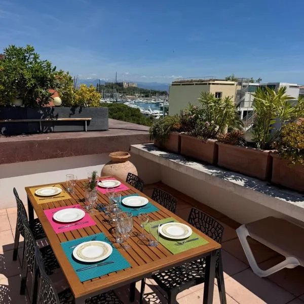 Penthouse - Jacuzzi - Terrace - Parking - 2 pools, hotel em Antibes