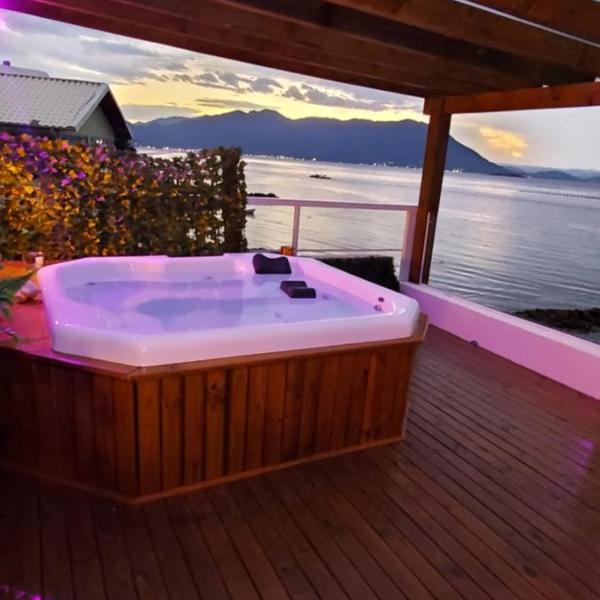 Paraiso Ribeirao da Ilha Jacuzzi e Praia Privativa - Foto 2