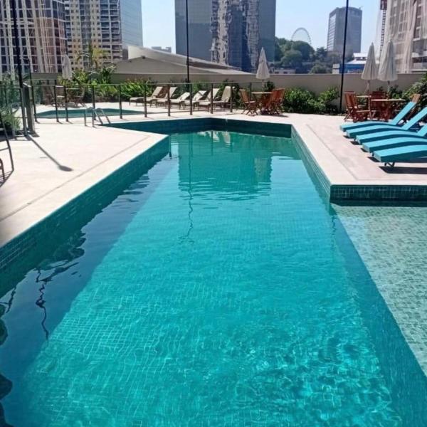 Apartamento com vista, para Cristo Redentor
