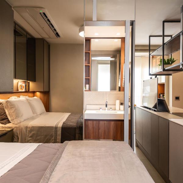 BHaus Vila Nova Conceição D'Oru - Studio Deluxe - Academia - Lavanderia - Próximo ao Parque Ibirapuera - DO1 - Foto 3