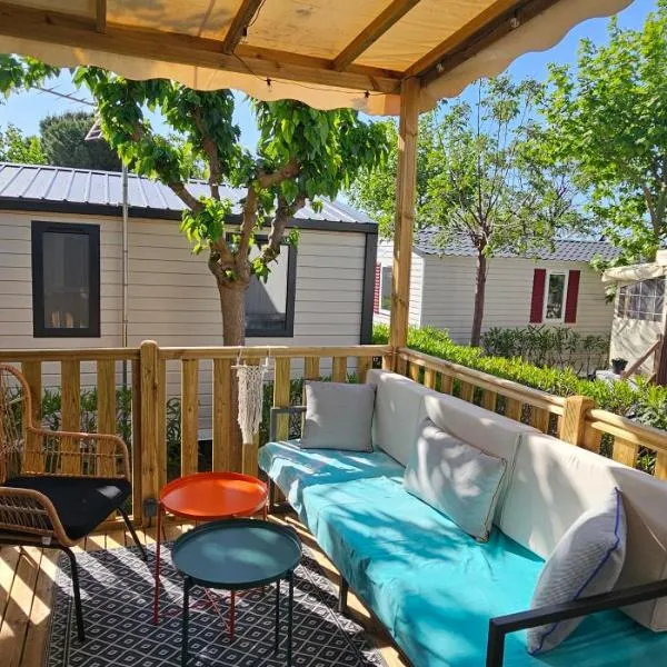 Mobil-home Évasion Valras tout confort 40 m2 - Camping Les Sables du Midi Valras-Plage, hotel a Sérignan