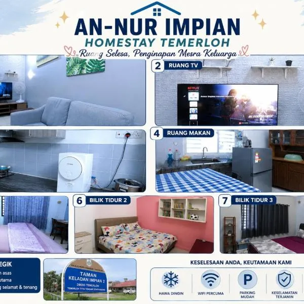 Homestay Annur Impian Temerloh With Android TV and WIFI, hotel di Temerloh