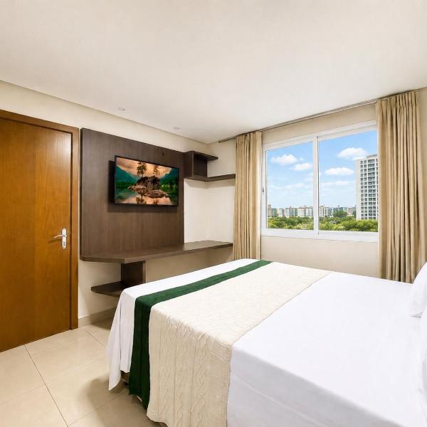 Duplex Luxuoso 2Q com Varanda Gourmet em Cond. c/Piscina aquecida | Sauna | Garagem | Academia | Wi-Fi | Ar | Portaria 24h| Perto de tudo no Setor Bueno - Foto 2