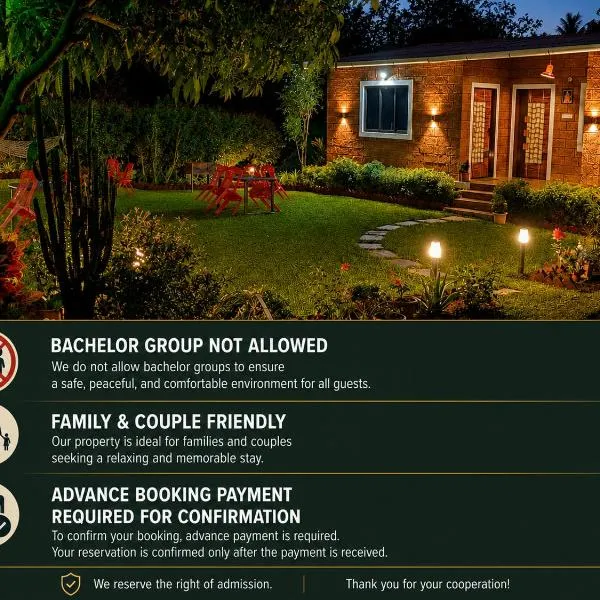 The Royal Ascot Holiday Home, hotell sihtkohas Alibaug