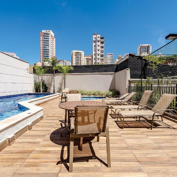 Apê na Aclimação com Lazer Completo, Piscina, Vaga, AC e Wi-Fi - Da Capital ao Litoral