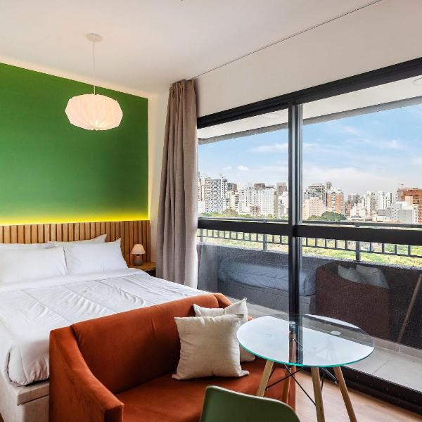 Studio c/ Piscina Rooftop | Pinheiros - M121